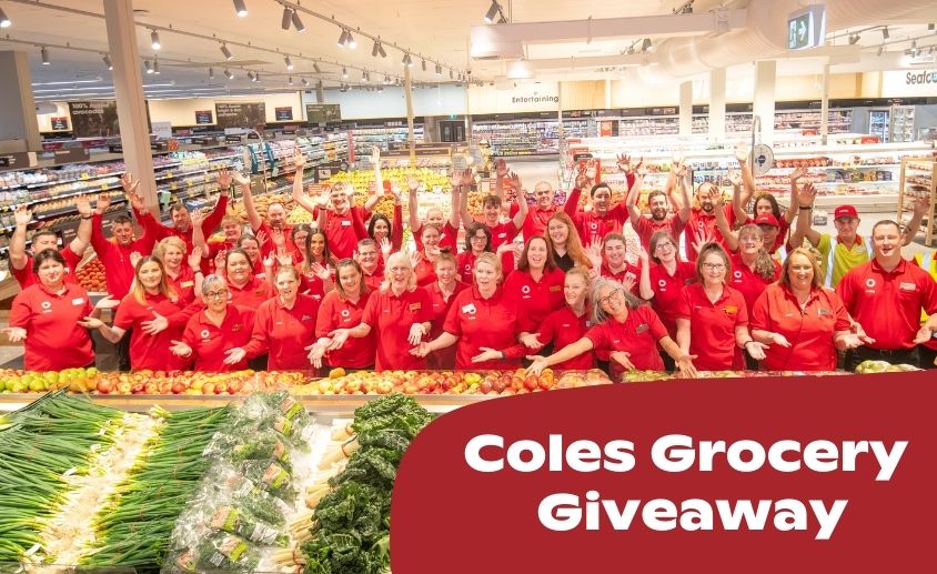 Coles Grocery Giveaway Coles Grocery Giveaway